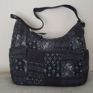 Bella Taylor blue patchwork purse